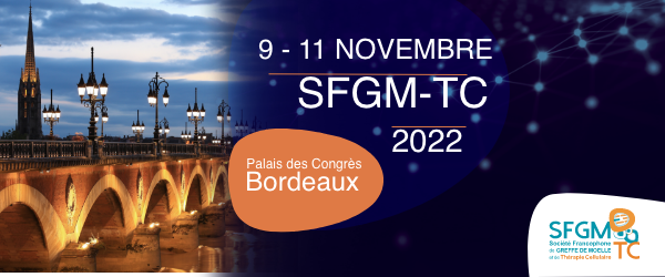 21ème Congrès de la SFGM-TC, Palais des Congrès de Bordeaux, du 9 au 11 Novembre 2022